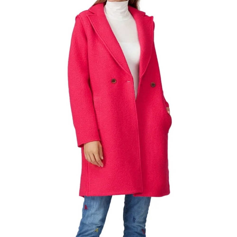 Daphne Italian Boiled Wool Coat